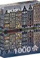 Profitez du puzzle des maisons d'Amsterdam 1000 pièces