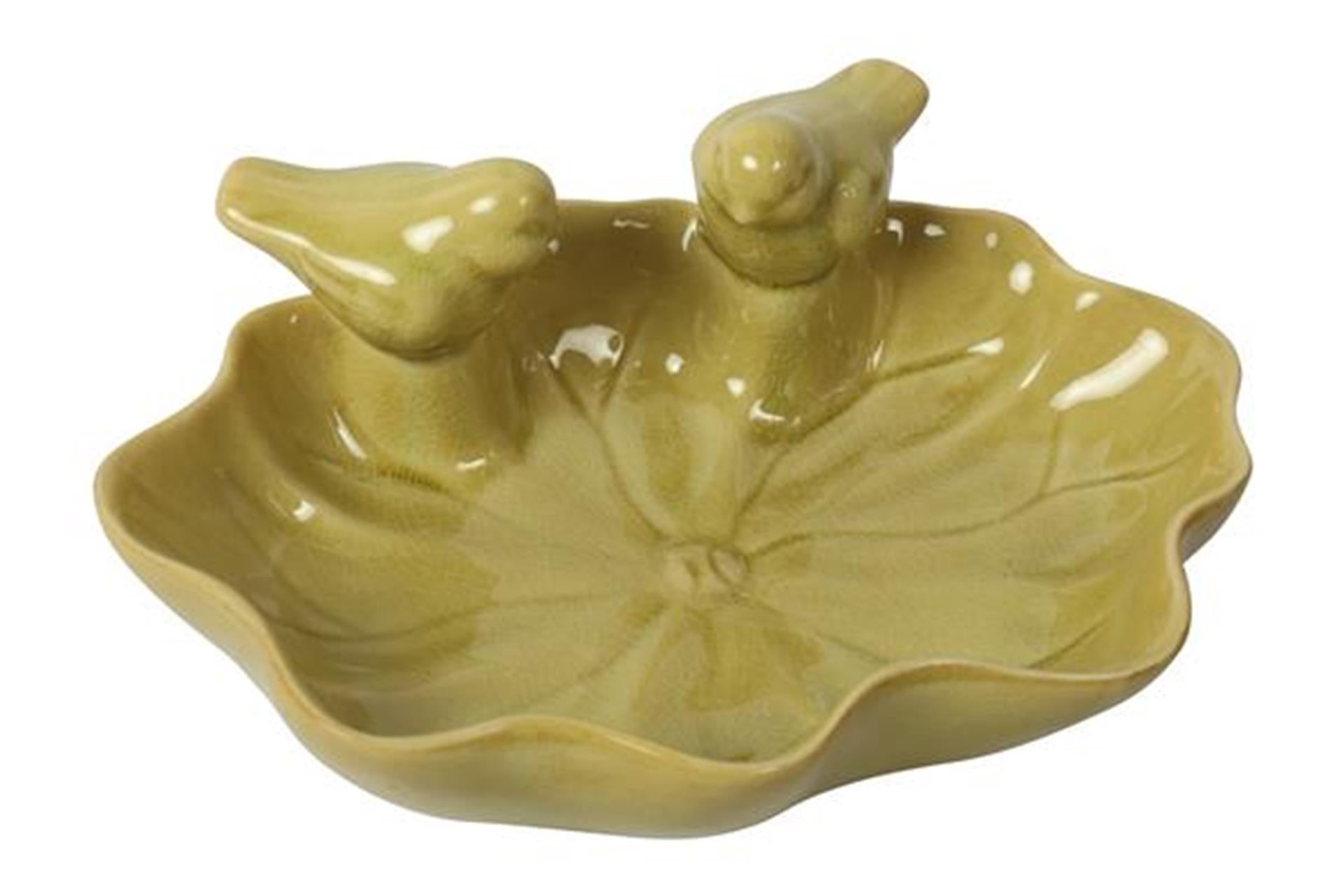 Bain d'oiseaux Countryfield vert 18,2x12,5cm