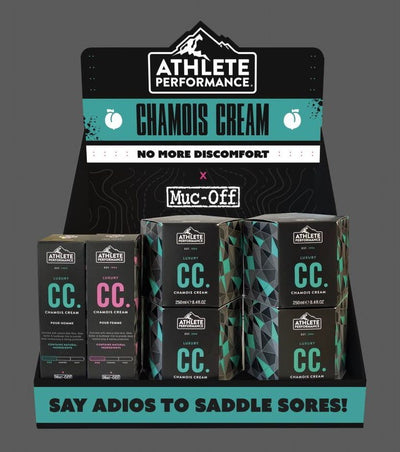 Présentoir de comptoir Muc-off Présentoir de comptoir crèmes de chamois