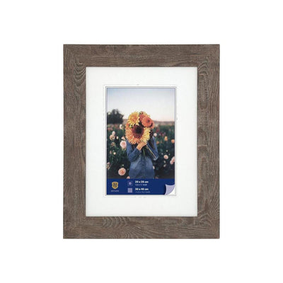 Henzo cadre photo dahlia 30x40cm marron