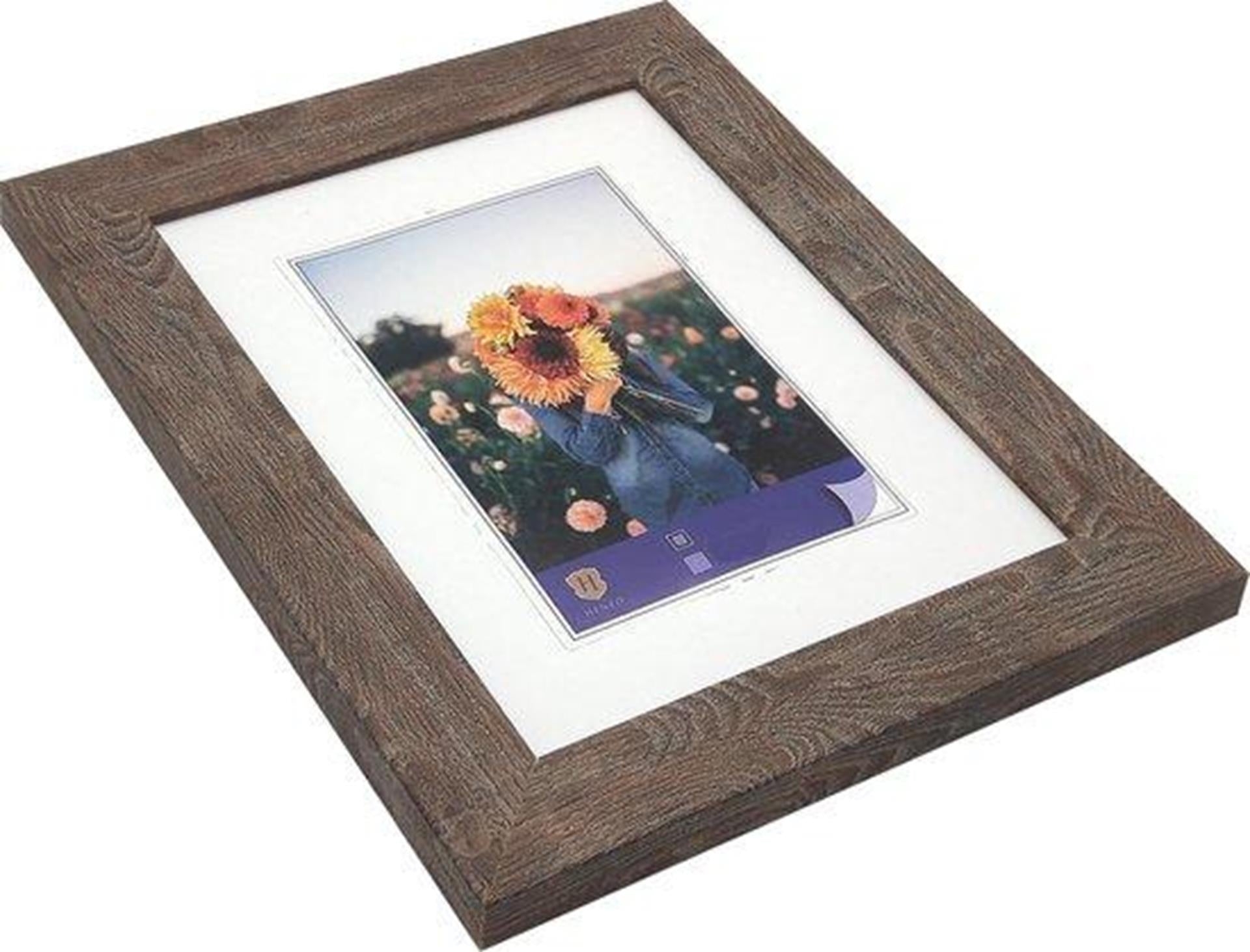 Henzo cadre photo dahlia 30x40cm marron