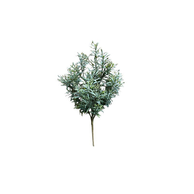 Plateau à thé en branche artificielle de collection Roberts gris 55cm