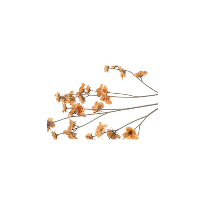 Champ de campagne fleur artificielle zinnia marron clair h108cm