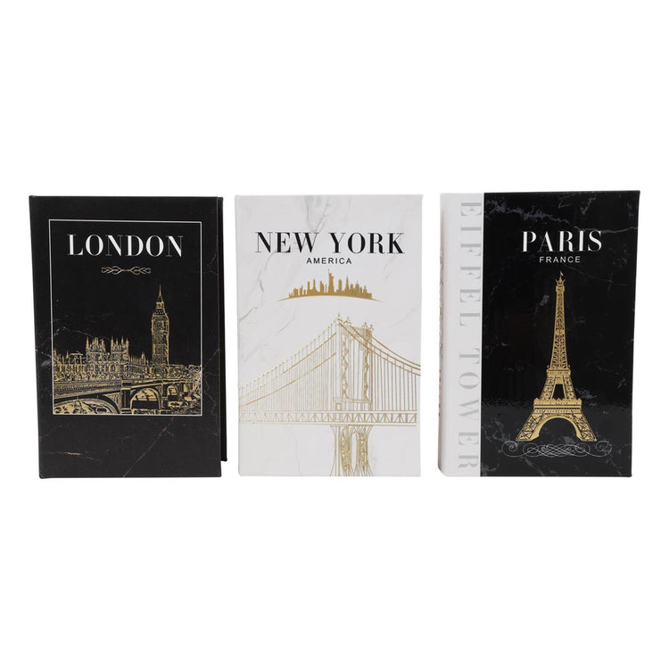 Livre de rangement Countryfield ny paris londres 27x18x7cm