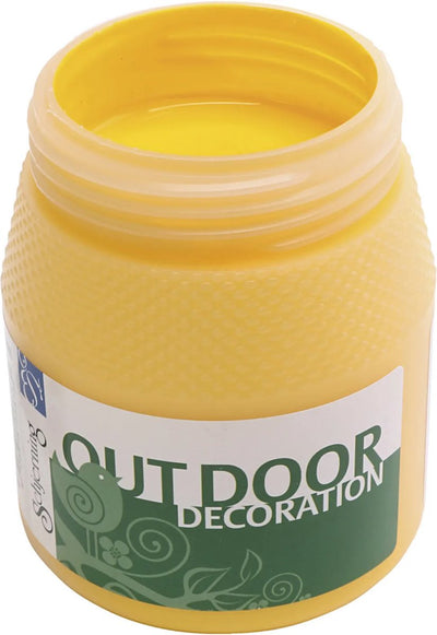 Creativ Company Paint extérieur jaune, 250 ml