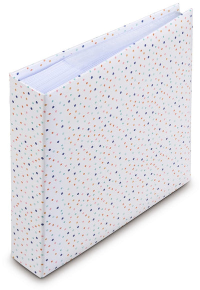 Hama album slide-in - confettis - 10x15 - 200 pages - blanc