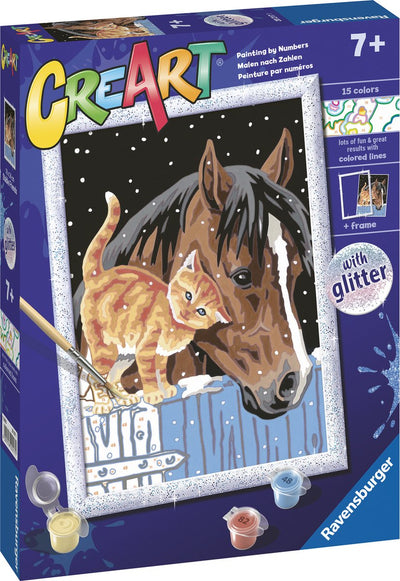 Ravensburger Creart peinture sur des amis de la chanson dans l'écurie