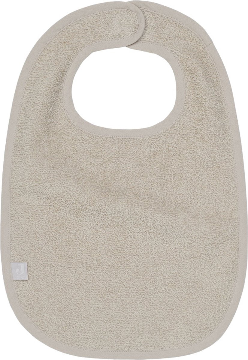 Jollein - bavoir éponge (nougat) - coton - bavoirs bébé - 37 cm
