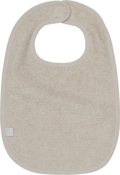 Jollein - bavoir éponge (nougat) - coton - bavoirs bébé - 37 cm