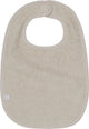 Jollein - bavoir éponge (nougat) - coton - bavoirs bébé - 37 cm