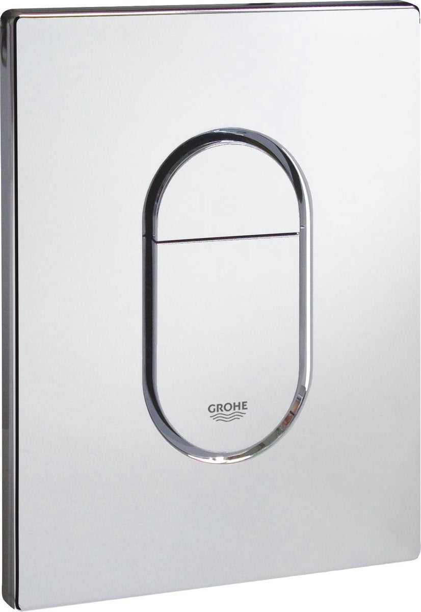 WC à panneau de commande cosmopolite Grohe arena - double chasse - plastique - chrome