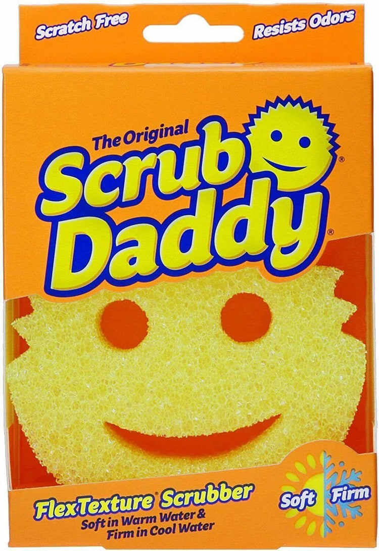 Scrub daddy l'original | éponge de nettoyage | jaune | sans rayures