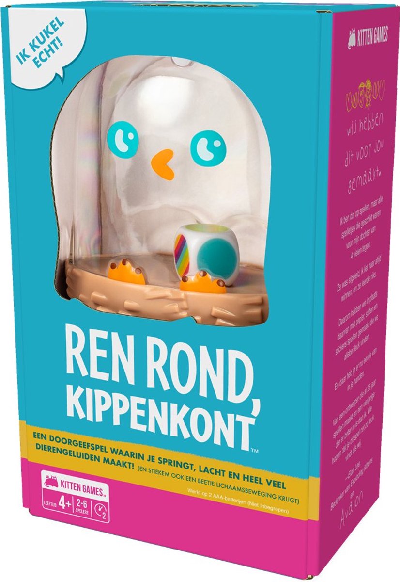 Chatons qui explosent - courez partout, cul de poulet ! - Jeu de cartes hollandais