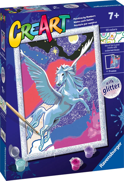 Ravensburger Creart peinture au nombre puissant pegasus