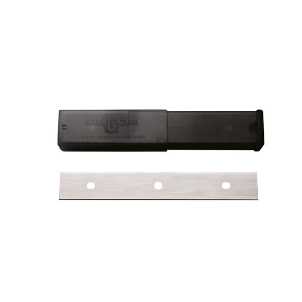Couteaux grattoirs à verre Unger ninja premium en acier inoxydable (25x 10cm)