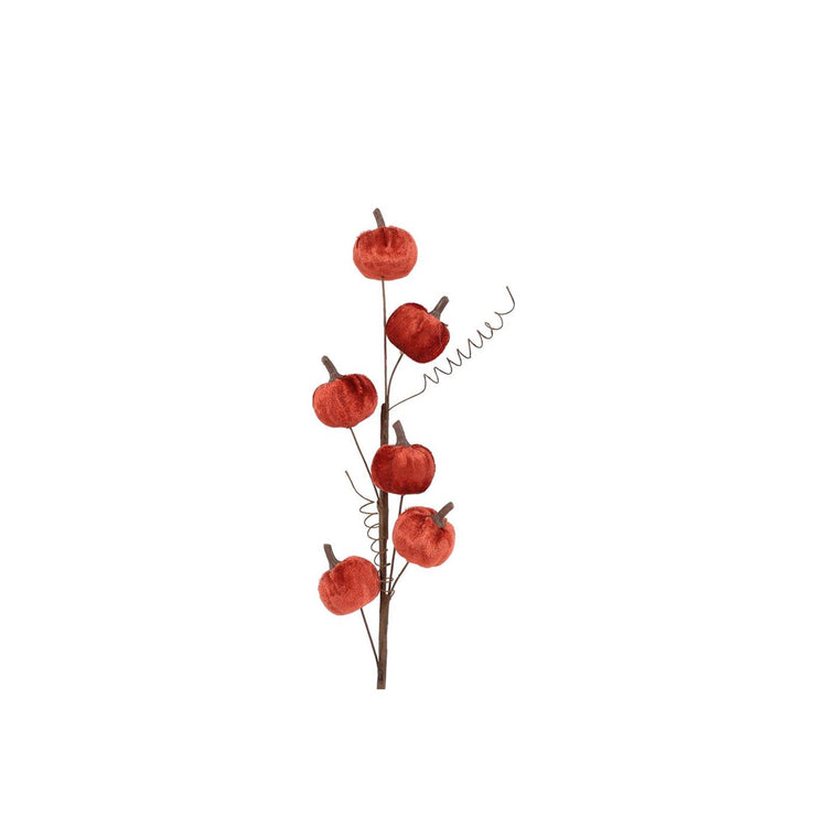 Countryfield branche artificielle citrouille orange 10x4x50cm