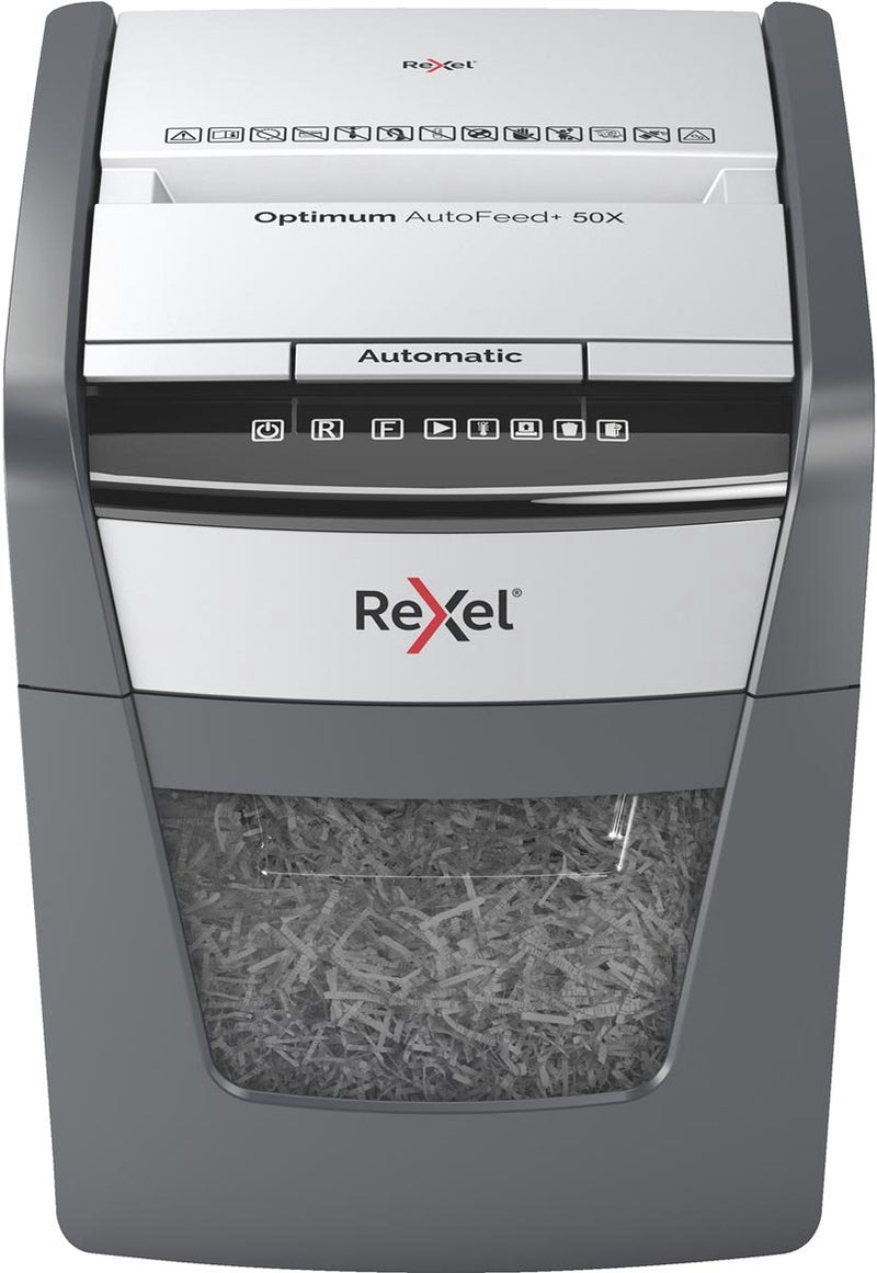 Destructeur de papier Rexel 50x gris