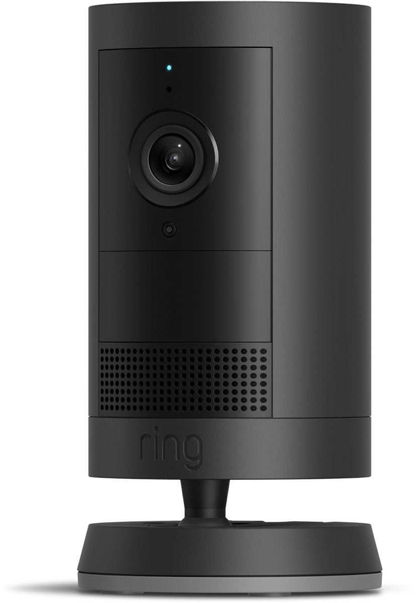 Ring outdoor camera plus - batterie - noir - caméra extérieure - 2k