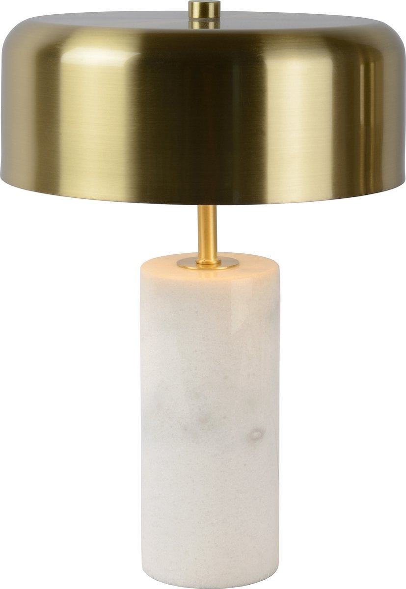 Lucide mirasol - lampe de table - ø 25 cm - 3xg9 - blanc