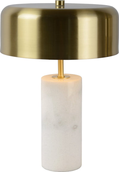 Lucide mirasol - lampe de table - ø 25 cm - 3xg9 - blanc