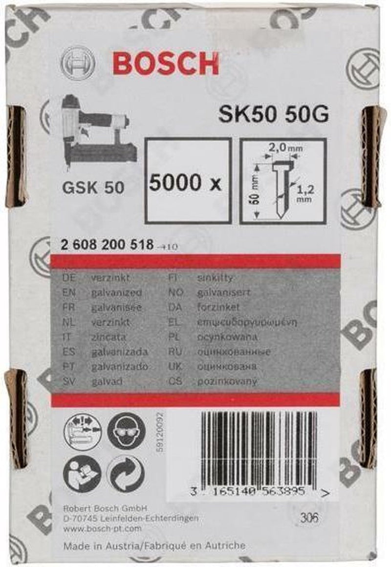 Bosch accessoires clou à tête fraisée sk50 50mm | 1,2 mm - 2608200518