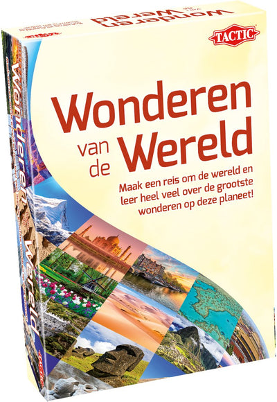 Tactique merveilles du monde - jeu éducatif - apprenez les merveilles du monde - 195 cartes - 6 plateaux de jeu avec les continents