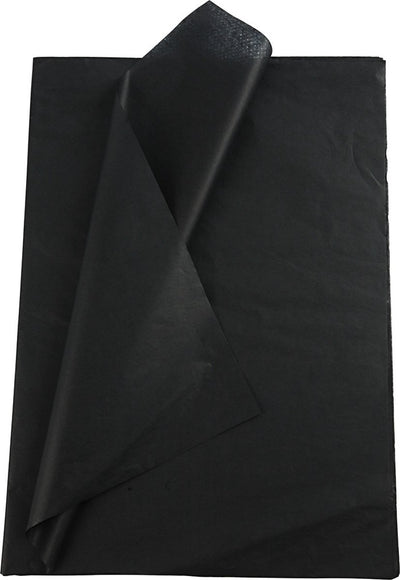 Creativ Company TissuePapier Black 10 feuilles 14 gr, 50x70cm