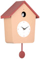 Karlsson horloge murale coucou clair - marron doux - 23x10,5x26,4cm - horloge murale scandinave