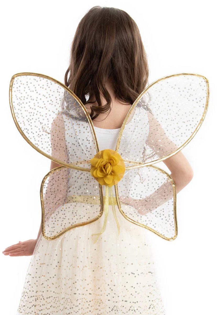 Petites aventures - ailes de fée dorées - taille unique