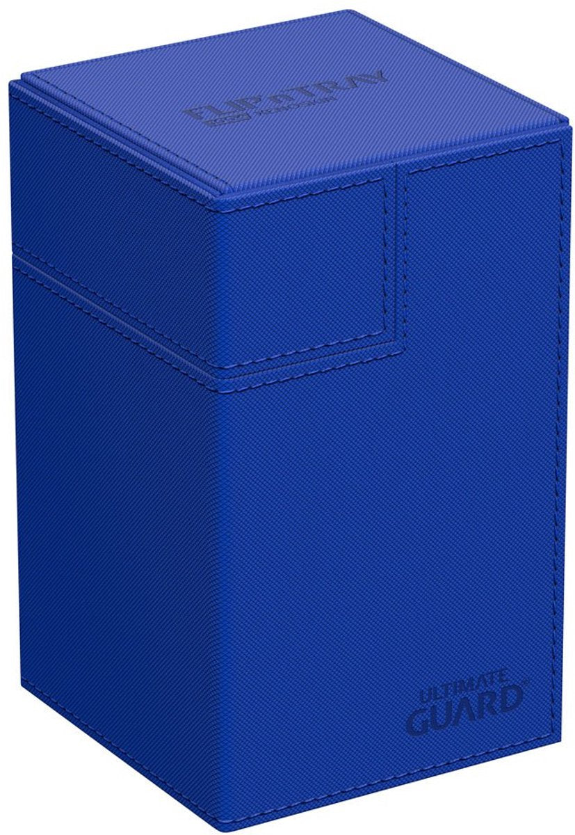Ultimate guard flip'n'tray 100+ xenoskin - bleu