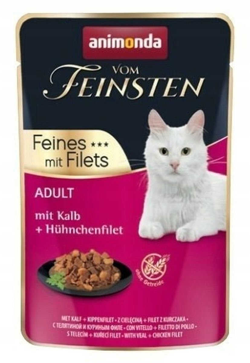 Nourriture pour chat Animonda au veau fin 85 g