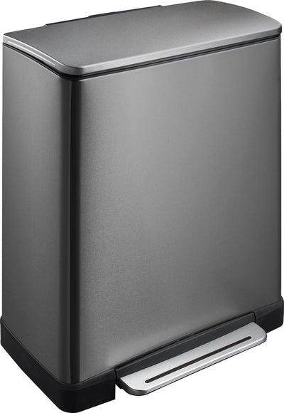 EKO EKO PEDAL BIN E-CUBE 28 L + 18 L de couleur en acier