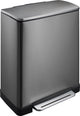 EKO EKO PEDAL BIN E-CUBE 28 L + 18 L de couleur en acier