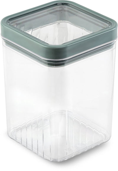 Bidon de rangement Curver Kara - 1,2l - 10,7x10,7x16,4cm - bleu-vert
