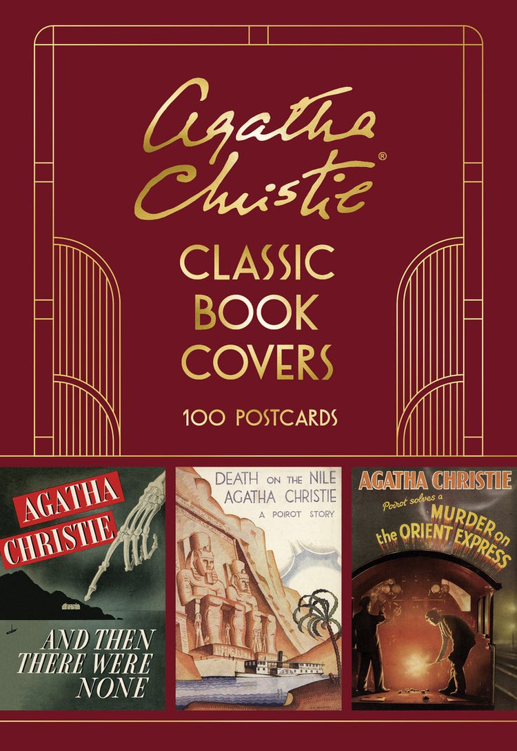 Agatha Christie - Couvertures de livres classiques d'Agatha Christie : 100 cartes postales