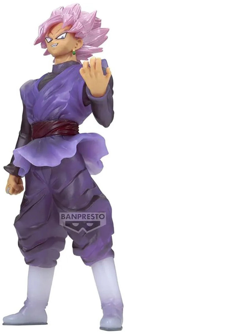 Banpresto co., ltd. dragon ball super - clearise - statue goku rosé noir 19cm