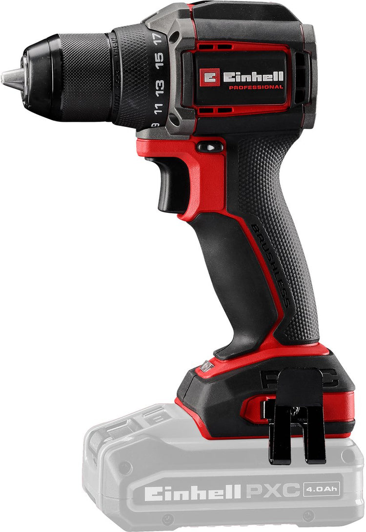 Perceuse-visseuse sans fil professionnelle Einhell tp-cd 18 50-c li bl solo - power x-change - 18 v li-ion - modèle compact - 50 nm - 0-500 0-2 000 tr/min - moteur brushless - excl. batterie et chargeur
