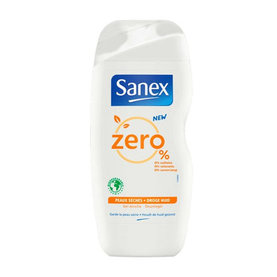Gel douche Sanex zéro% pour peaux sèches (6x 250ml)