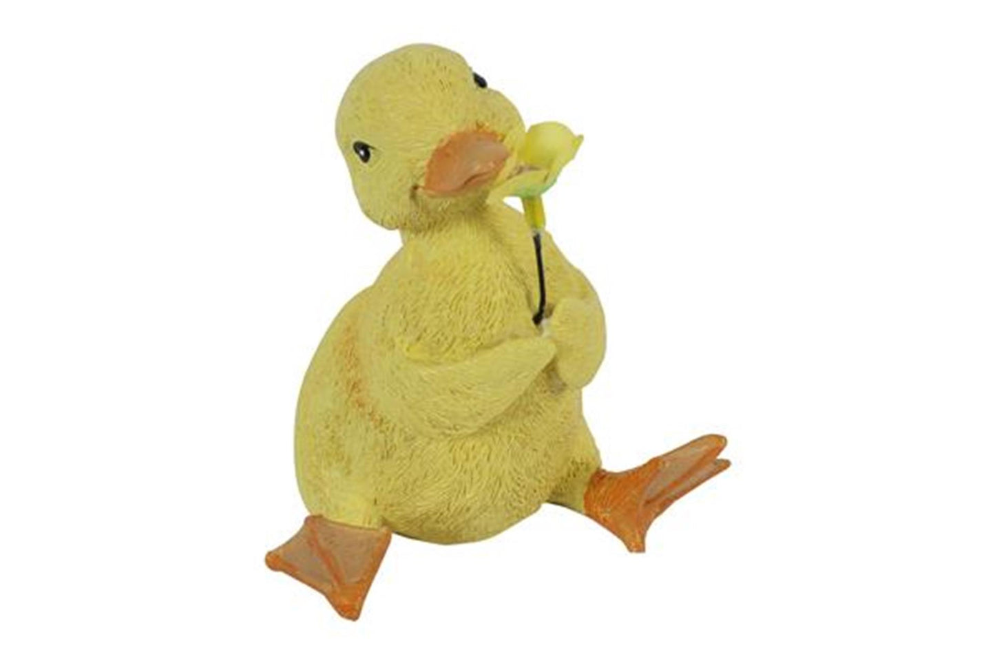 Canard countryfield avec fleur 9x7x10cm