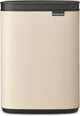 Brabantia bo poubelle - 4 litres - salle de bain - beige doux