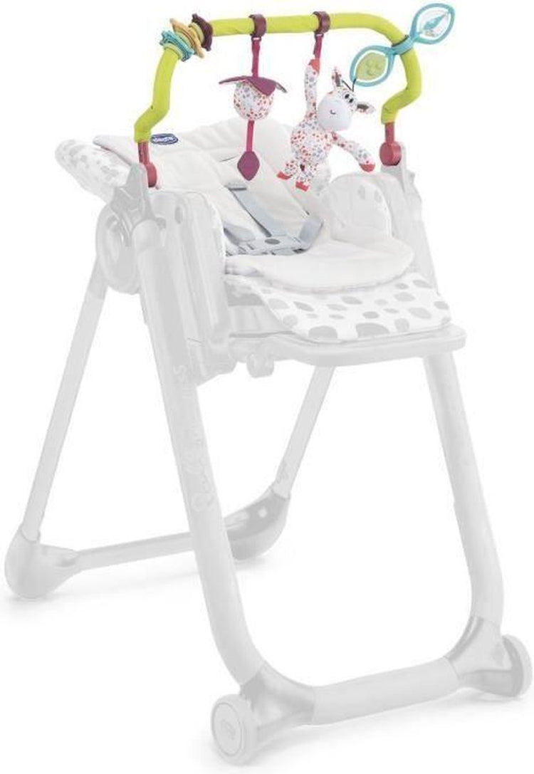 Coussin réducteur Chicco Polly Progres5 - avec arche de jouet - à partir de 0 mois - baby gym - blanc