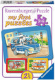 Ravensburger puzzle animaux au travail - puzzle - 3x6 pièces