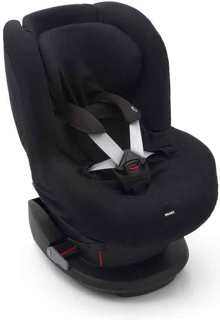 Dooky housse de siège groupe 1 housse de siège auto noir uni - housse de siège auto universelle maxi cosi cabriofix, housse maxi cosi galet, housse maxi cosi, cybex et plus - housse de siège auto bébé universelle