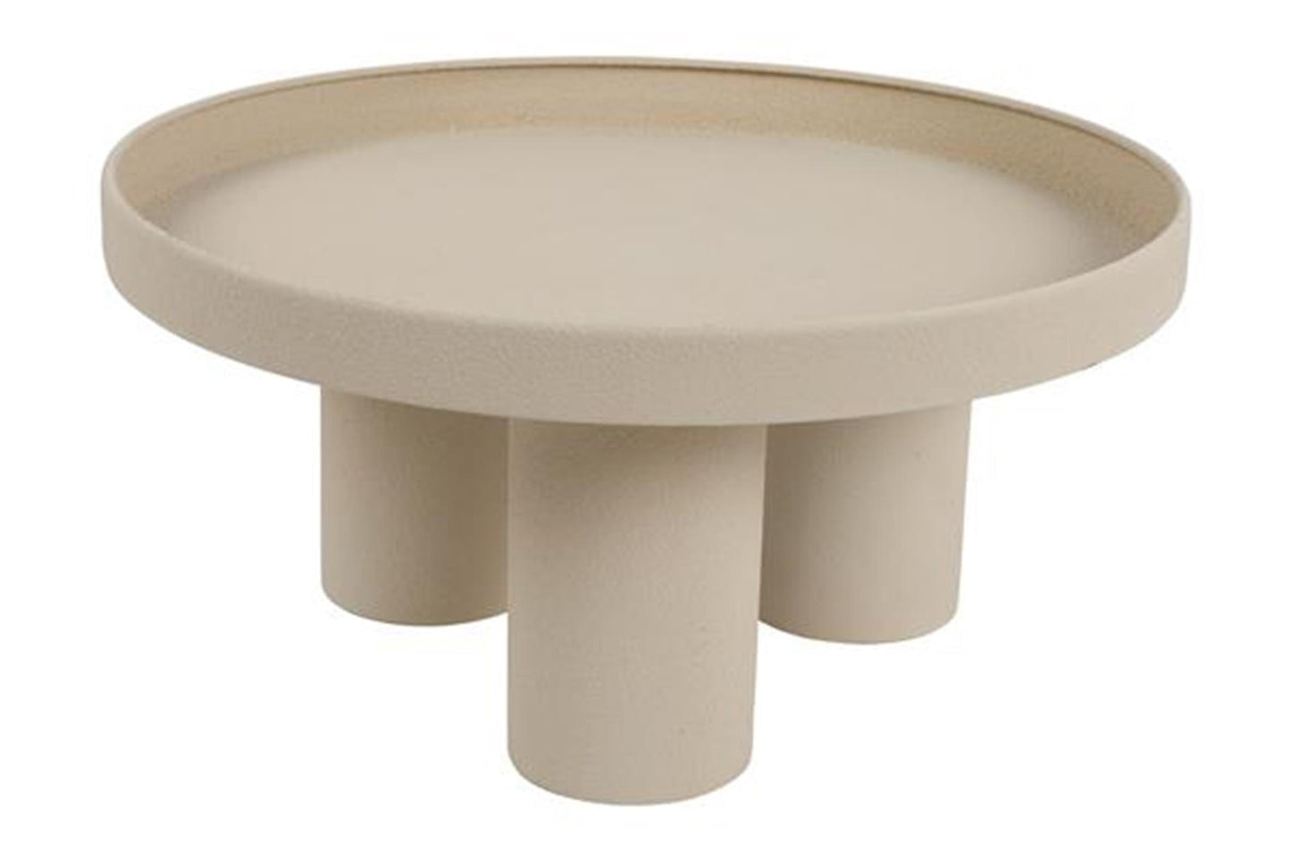 Plateau Countryfield métal crème 36,5cm