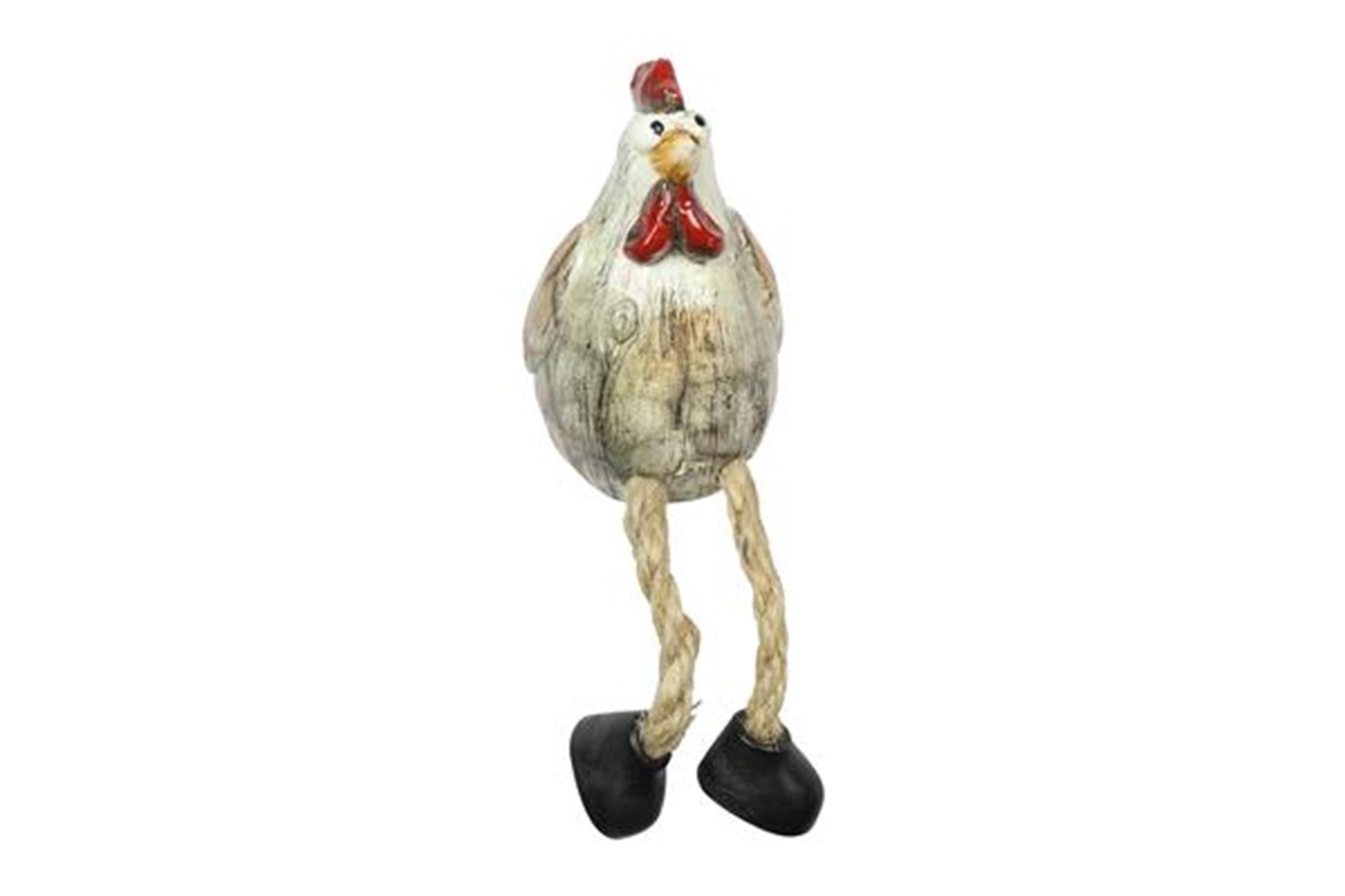 Poulet Countryfield avec pattes pendantes h9cm