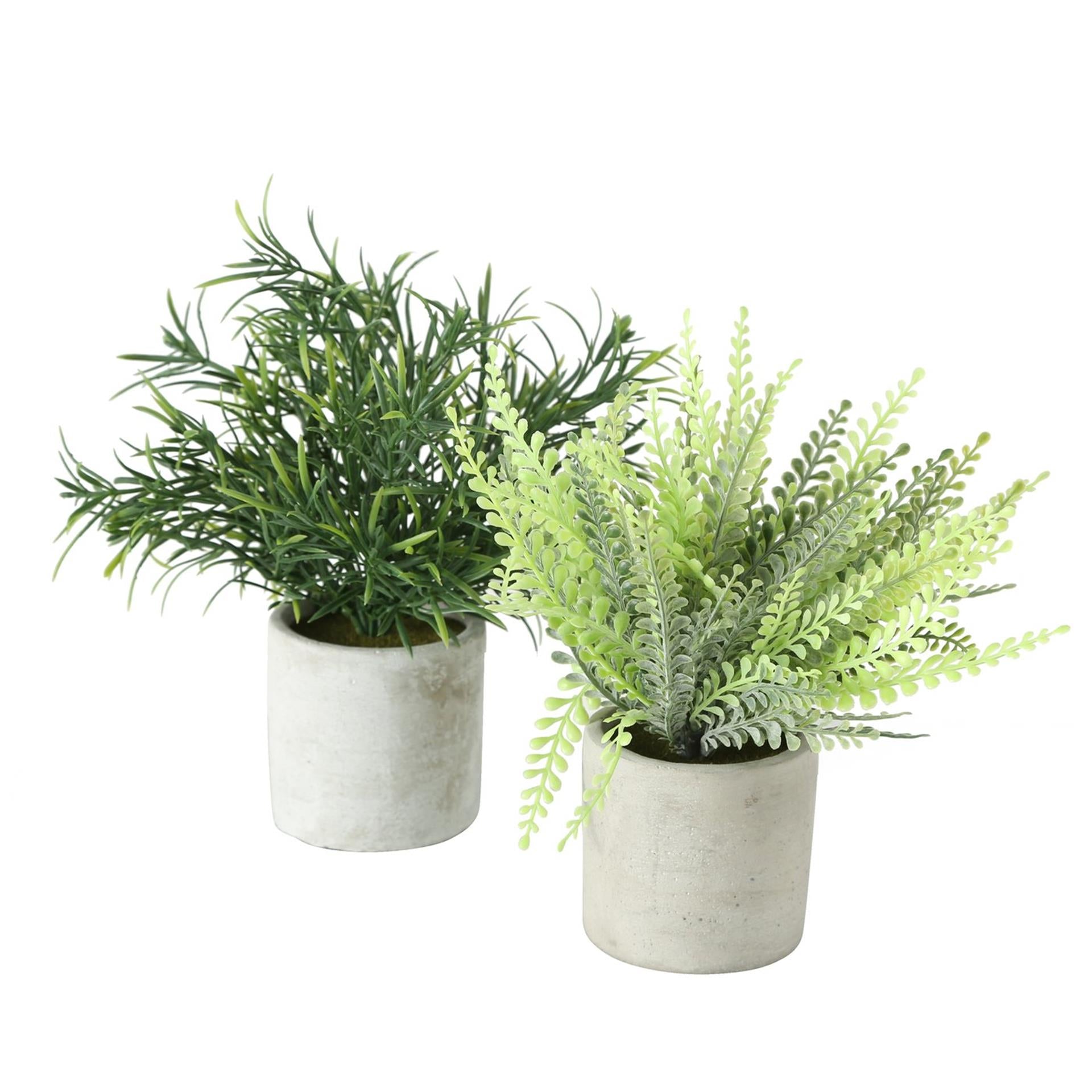 Boltze home plante artificielle romarin ou fougère