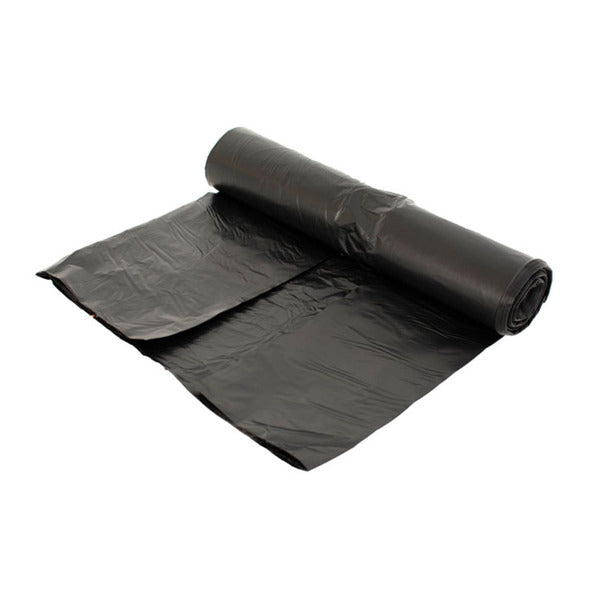 Sac poubelle ldpe 65 25x140cm t70 noir (10 rouleaux de 10 pièces)