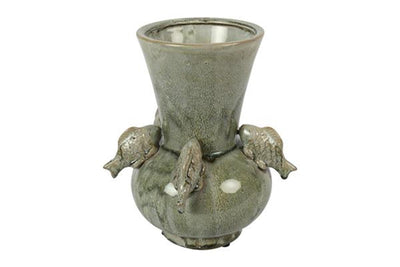 Vase Countryfield poisson vert h24,5cm