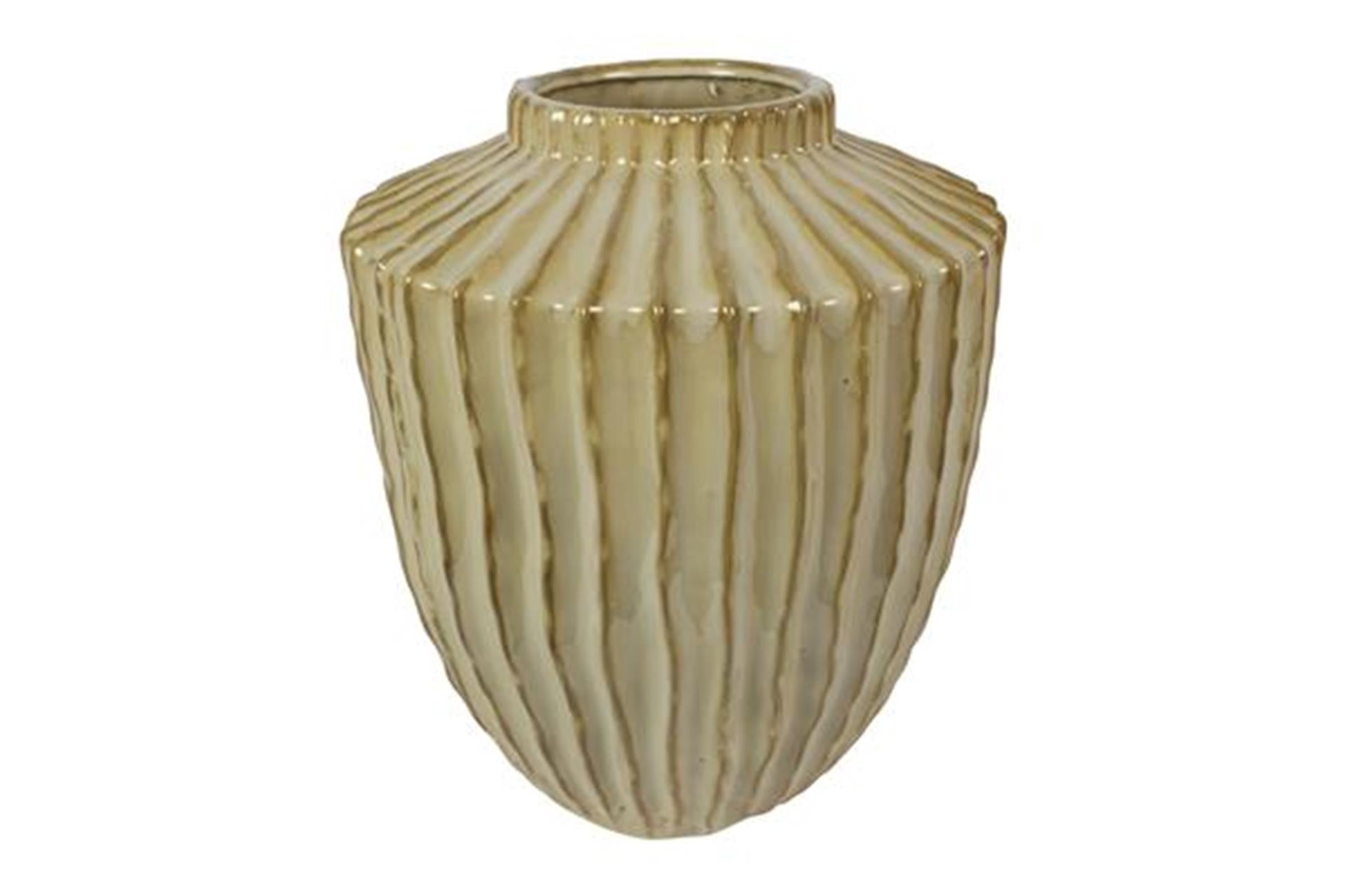 Countryfield vase duuk l vert ø32x38cm
