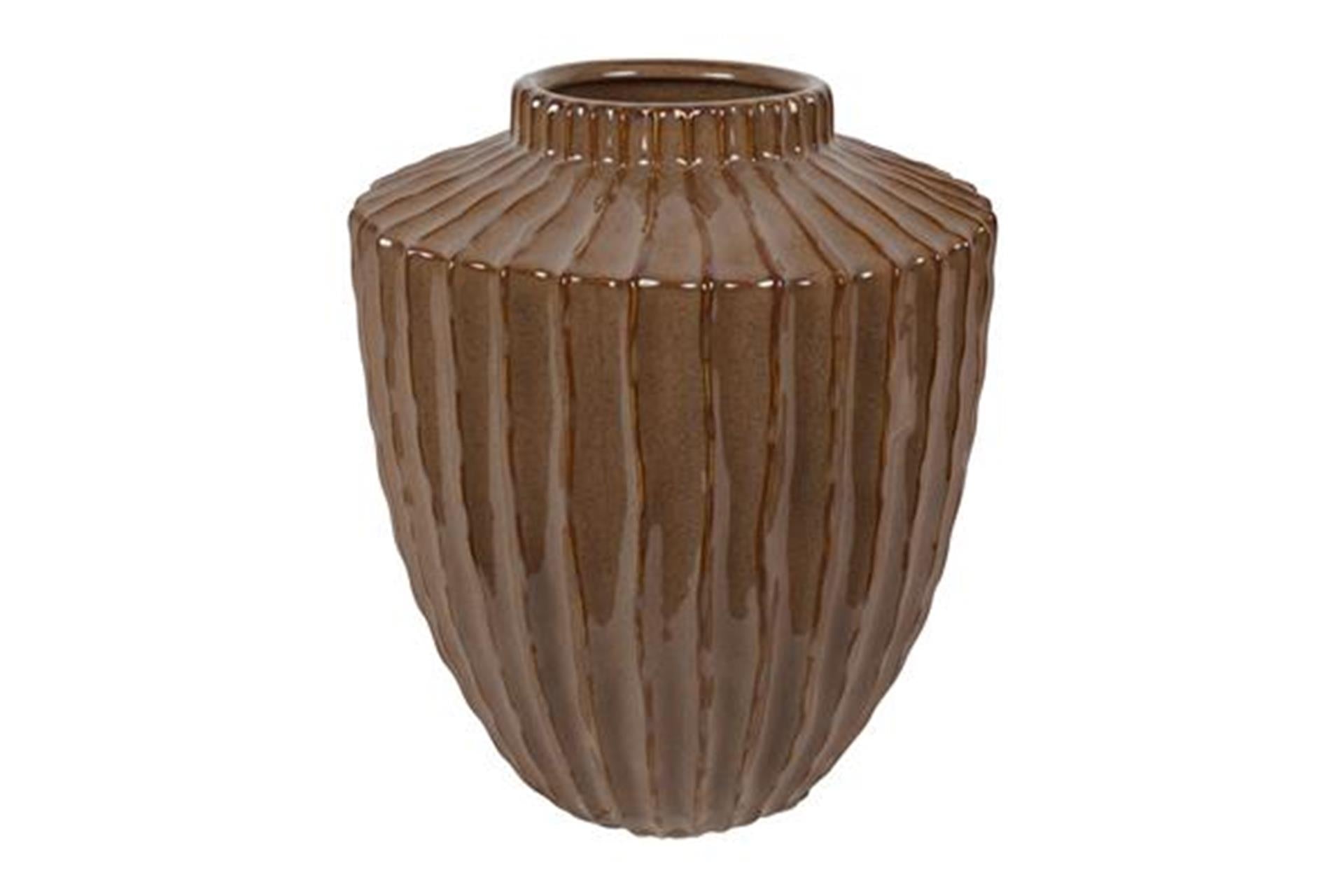 Countryfield vase duuk m marron ø27x32cm